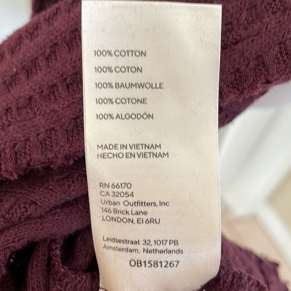 NWT Free People Juicy Long Sleeve Shirt Color Plum - Picture 7 of 8